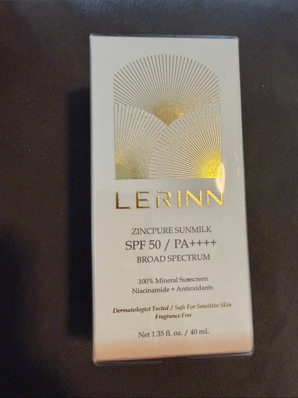Lerinn Zincpure Sunmilk SPF 50 PA++++ Mineral Sunscreen